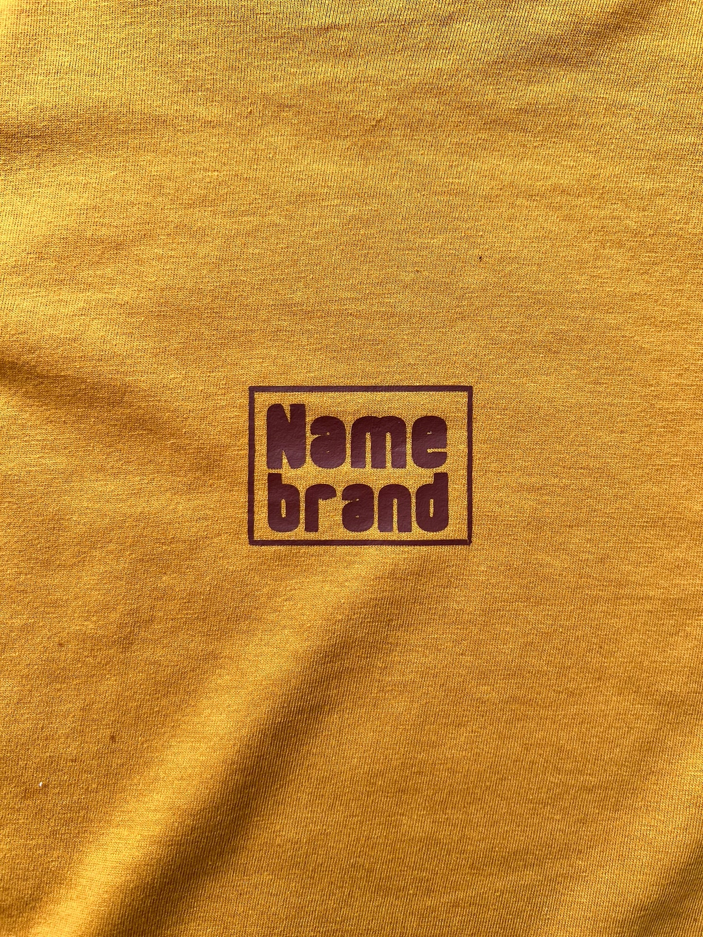 Namebrand Standard - Mustard Yellow Shirt