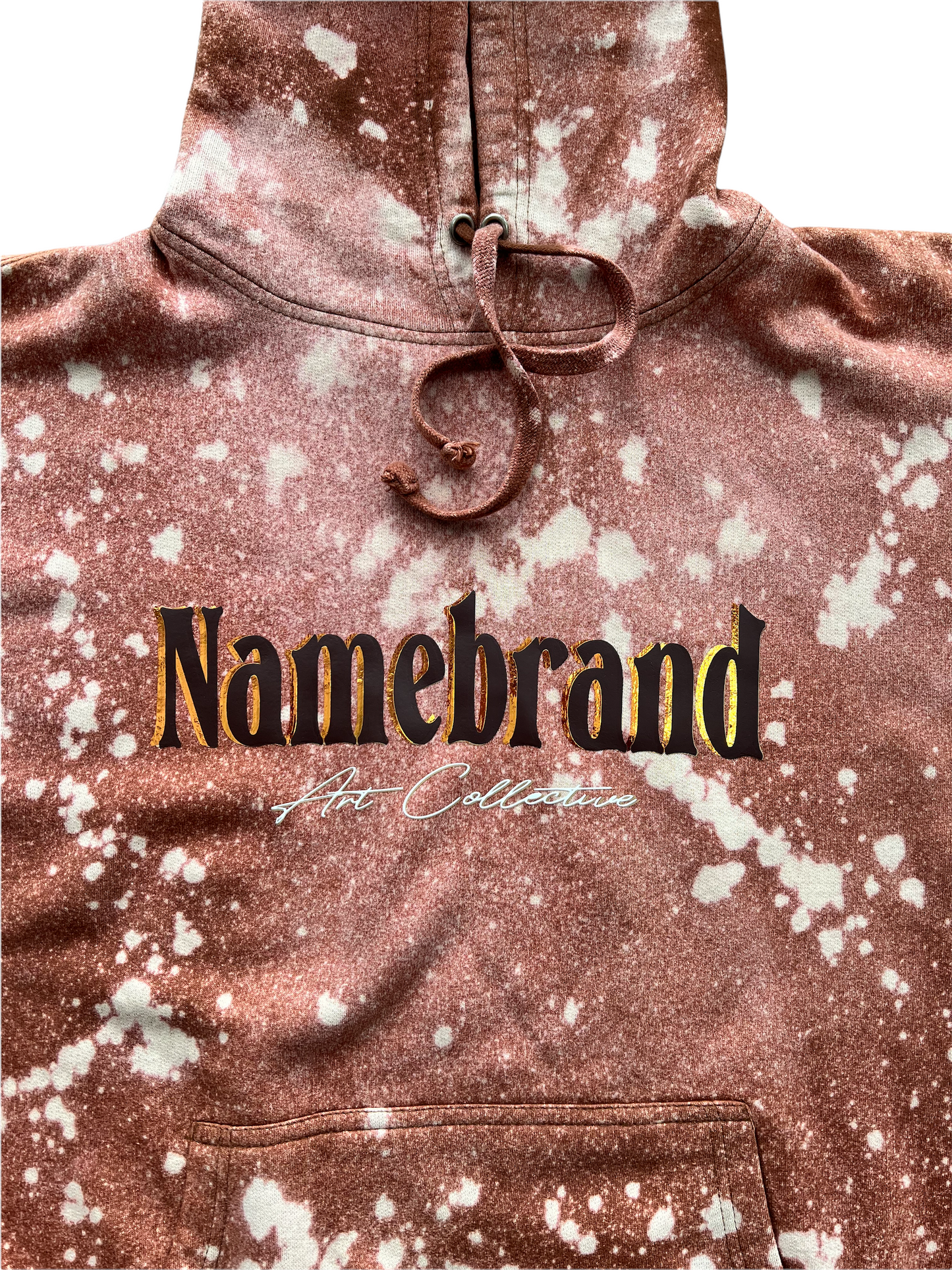 Namebrand Art Collective - Brown Hoodie