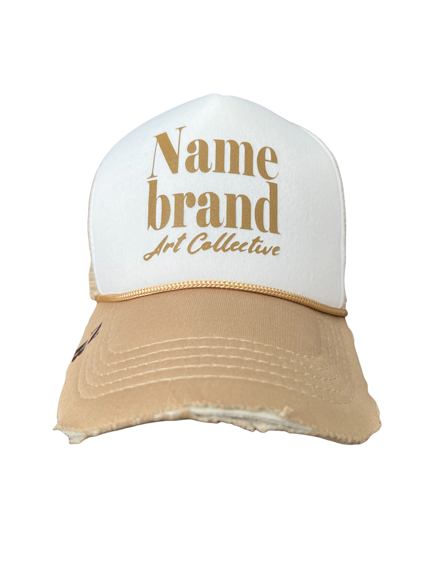 Namebrand Art Collective - Reflective Tan Hat