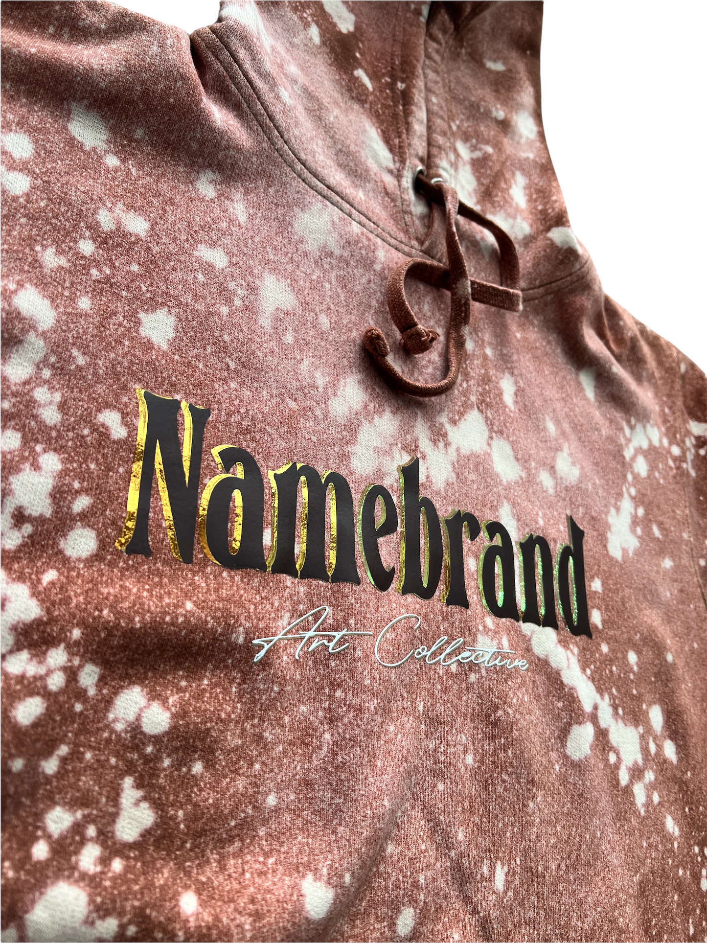 Namebrand Art Collective - Brown Hoodie