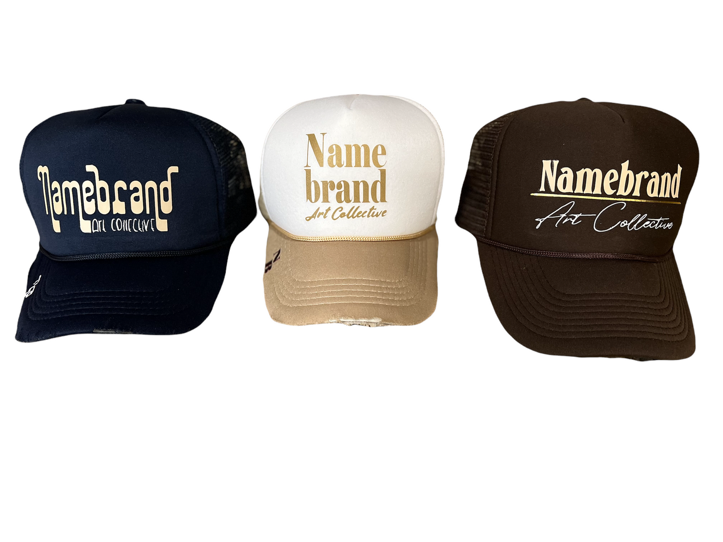 Namebrand Art Collective - King Brown Hat