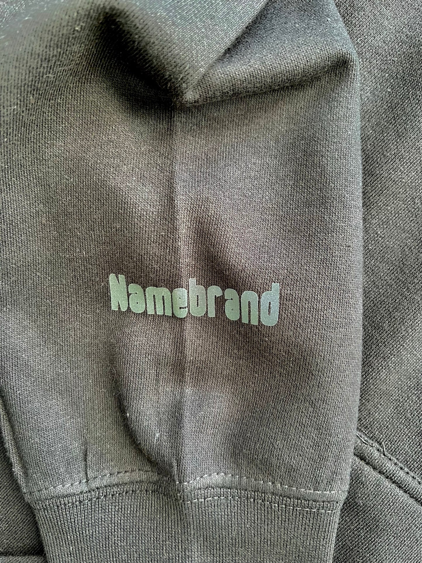 Namebrand Standard - Reflective Black Hoodie